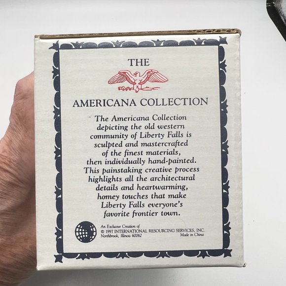 Liberty Falls B CUMMINGS SIGNMAKER AH130 Americana Holiday Village 1997 NEW - Picture 6 of 15